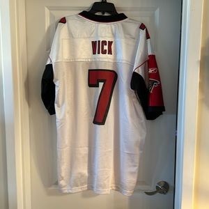 Reebok Atlanta Falcons Michael Vick #7 White Jersey